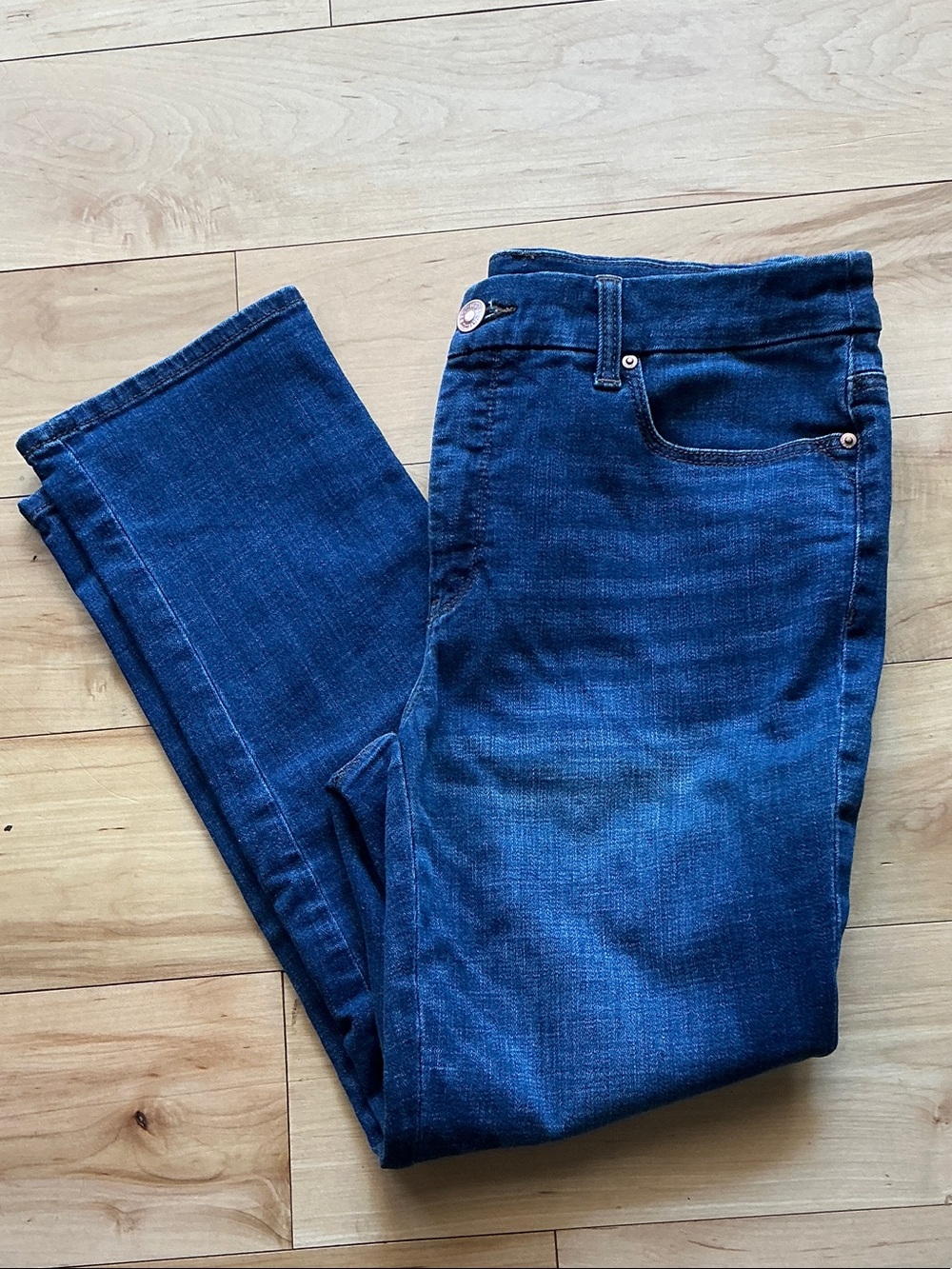 Chico's Dark Blue Skinny Jeans